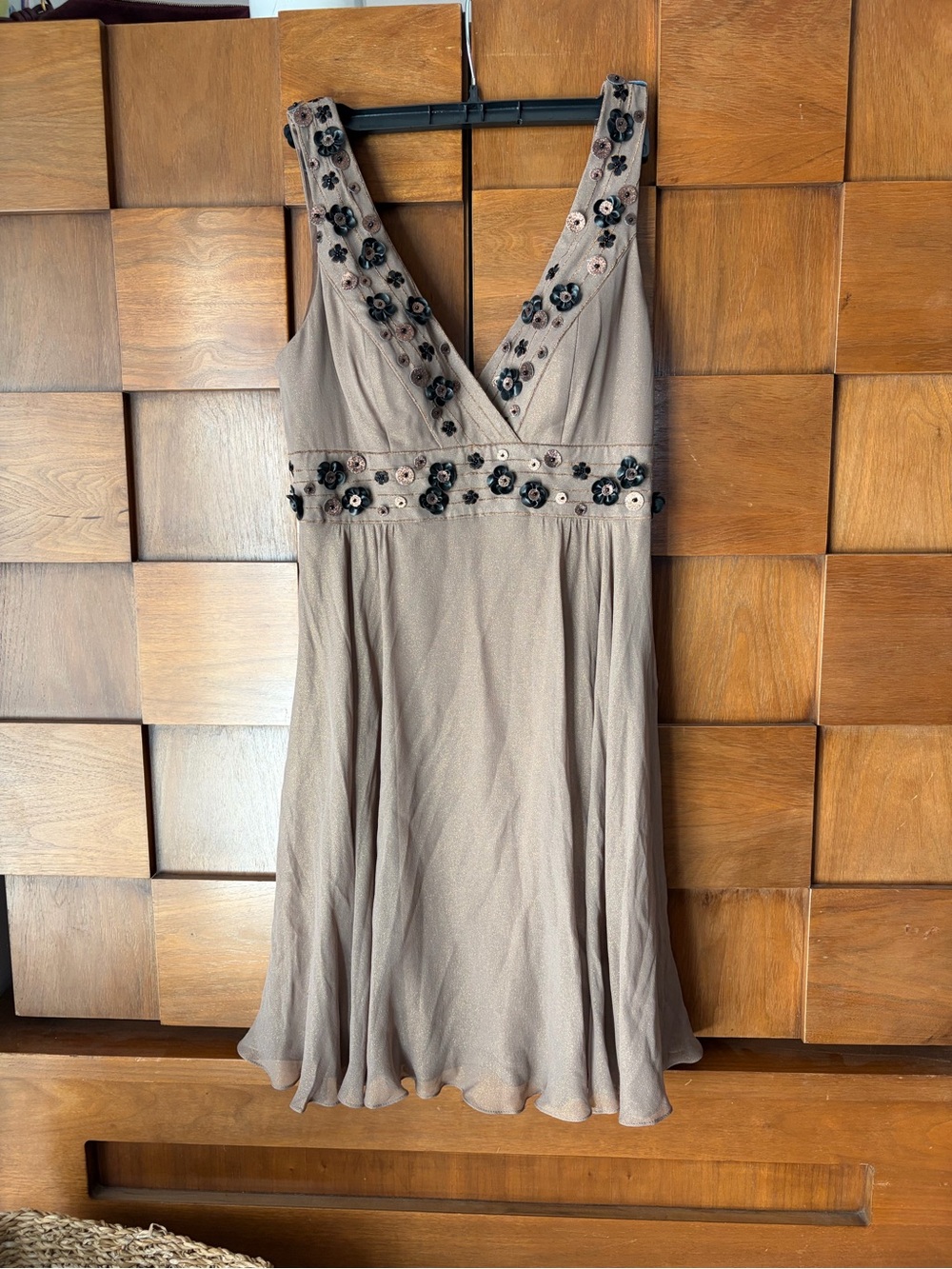 Sue Wong Silk Mini Dress